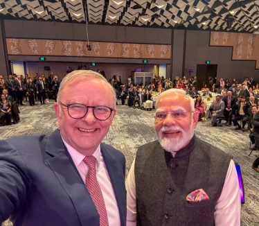 PM Narendra Modi with his Australian counterpart Anthony Albanese.