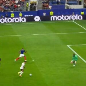 Pedro Porro scores second goal for Spain in World Cup semi-final vs France.