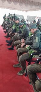 Surrendered KCP-PWG militants in Imphal.