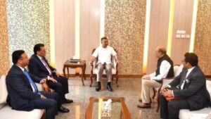 India's High Commissioner Dinesh Trivedi Meets Bangladesh PM Tarique Rahman in Dhaka.