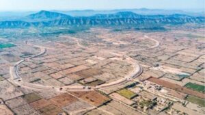 High speed rail testing tracks in Rajasthan.