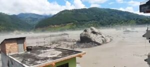 Planet satellite imagery of the August 26 Nepal-China border flood points to an ice and rock avalanche from a glacier as the preliminary trigger.