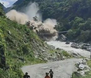 Glaciers scientists are pointing out to sharp rise in temperature in glacier areas in Tibet behind Nepal flash floods.