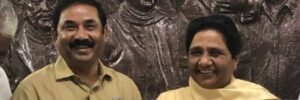 BSP leader Ashok Sidharth with former UP CM Mayawati.