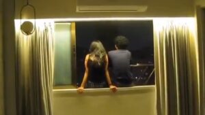 Former actor Disha Salion in a purported video with her boyfriend.