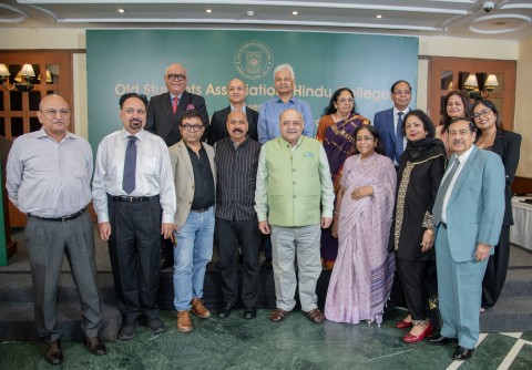 Geostrategist and strategic affairs commentator Brahma Chellaney receives the Distinguished Alumni Award as Hindu College honours alumni across fields.