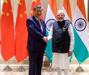 Narendra Modi and Xi Jinping at the BRICS Summit in New Delhi 2026.