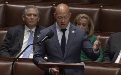 Rep. Michael McCaul speaks on the Russia sanctions bill on the House floor.