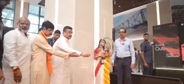 West Bengal CM Suvendu Adhikari at the inauguration of a new facility of LTM in Kolkata.