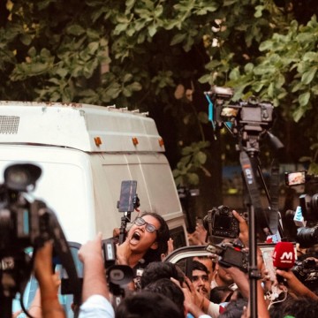 Delhi Police detained AISA chief Neha Bora at mandi House on Friday.