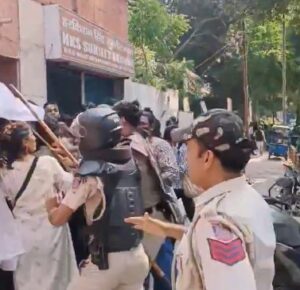 The October 10 protest turned out to be another spell of pitched battle between protestors and the police.