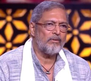 Nana Patekar in a memorable intense screen scene with Amitabh Bachchan on KBC programme.