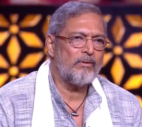 Nana Patekar in a memorable intense screen scene with Amitabh Bachchan on KBC programme.